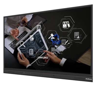 75 Zoll 16,7M Displayfarben Interaktiver Touchscreen-Monitor mit 50 Punkten, 4+32G/8+128G optionalem RAM und ROM für Universitäts- und Schulunterricht im Großhandel