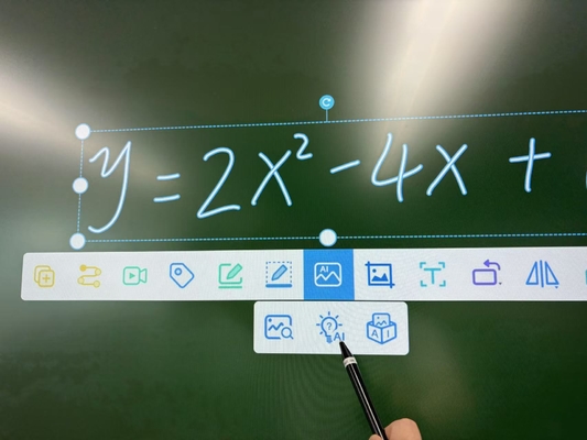 Fabrik Großhandel Infrarot Interaktives Whiteboard mit HDMI USB-Anschluss Kundenspezifisches Design Interaktives Flachbildschirm-Display Smart Touch Board Whiteboard mit KI-Funktion für Bildung Konferenz Meeting