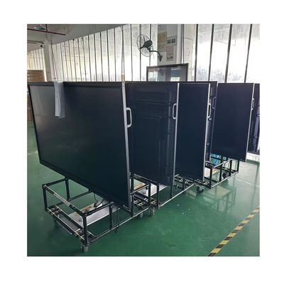 Fabrik-Outlet Infrarot-Touch-Technologie Interaktiver Touchscreen-Monitor Interaktiver Fernseher Touchscreen-Whiteboard Eingebautes Android 13 14 Zur Auswahl Schulbildung Ausrüstung