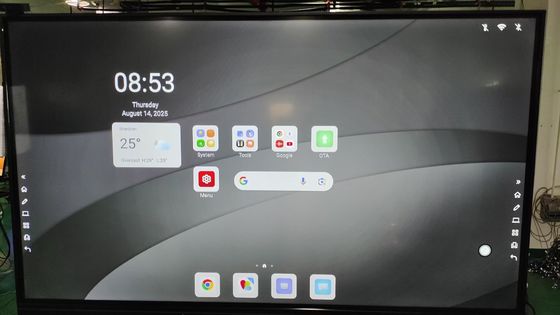 19 Jahre Fabrik Interaktiver Touchscreen-Monitor, blendfrei, kratzfestes Glas, einfache Wartung, Hochleistungs-Interaktives Whiteboard für Schulbildung, Lehrmittel