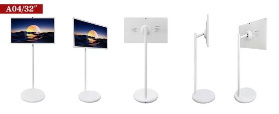 Seit 2006 Fabrik Großhandel IBoard Interaktives Whiteboard Touch Board LCD Smart Board 32 Zoll mit eingebauter 13MP Kamera 10-Punkt-Touch-Unterstützung mit Batterie Tragbarer Whiteboard Touch Monitor