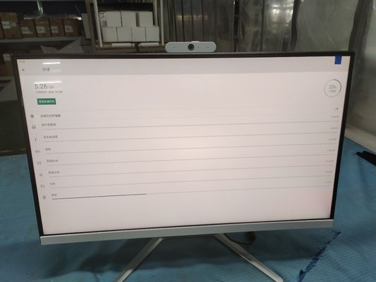 Wholesale 21.5'' 23.8'' 27'' 32 Inch Desktop Monitor With Built In 13MP Webcam All-In-One Android And Windows System Optional Capacitive 10 Touch Point Louder Speaker & Mic Interactive Whitebooard