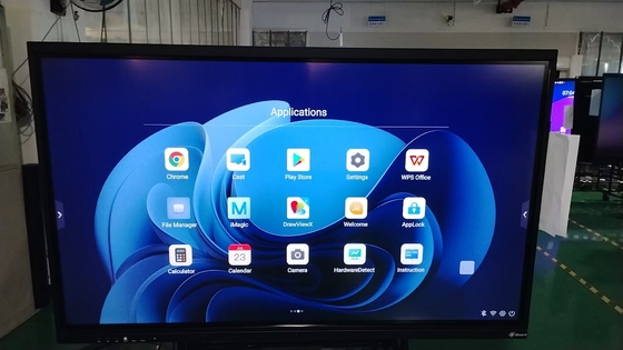 19 Jahre Fabrik Großhandel Infrarot Touch 20 Touch Point Interaktiver Touchscreen Monitor Niedriger Stromverbrauch 178° Blickwinkel Android 14 Interaktives Whiteboard Schulunterrichtsgerät