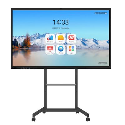 iBoard 98inch intelligentes Brett-wechselwirkende Flachbildschirm-Aluminiumlegierung für Geschäftskonferenz