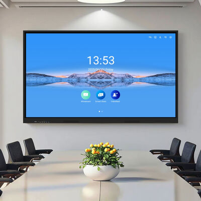 65/75/86/98 Inch Multi-Touch Interaktiver Touchscreen Whiteboard mit 4K-Auflösung für Lehre und Geschäftsgespräche