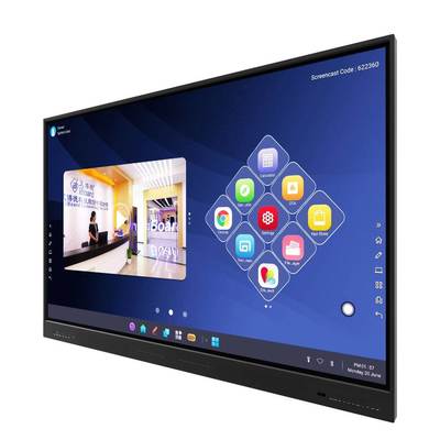 Iboard YL5W-75 Broschüre für Android 13.0 8G 128G 500cd/m2 Mit Lautsprecher Wifi Kamera Und Mikrofon Für Schulprojekte Büroveranstaltungen Nutzen