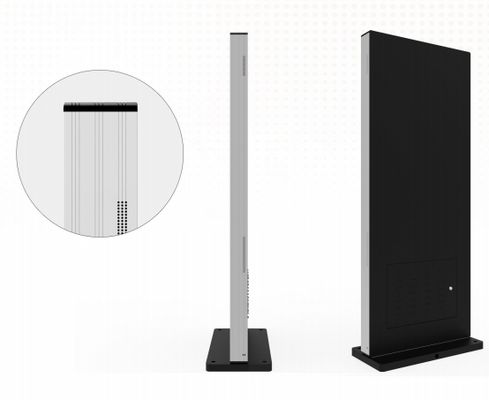 Touchscreen-Kiosk 55 Zoll Digital Android-Standee Infrarot PCAP Touch-Floor-Stand Wand Optional Windows OPS Für Supermarkt Büro kommerzielle