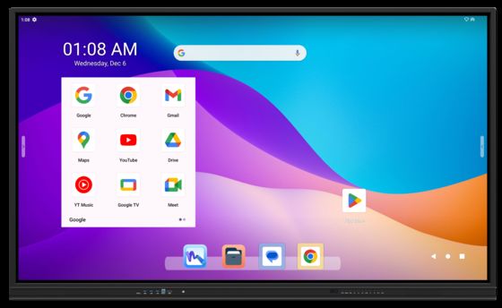 86 Zoll iBoard Interaktives Whiteboard Google EDLA-zertifiziert für Klassenzimmer und Konferenzen