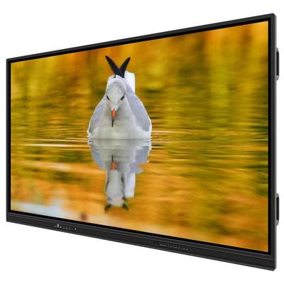 LED-Interaktives Whiteboard mit Android 14, ultrafeiner Infrarot-Touch-Funktion und optionaler Kamera und Mikrofon für Schulen und Meetings