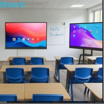 86 Zoll Google EDLA zertifiziertes interaktives Whiteboard mit 8-Kern-CPU für Klassenzimmer und Konferenzen