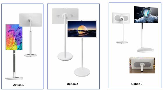32 Zoll Mobilfernseher Portable Smart TV Touchscreen Interaktives drahtloses Display
