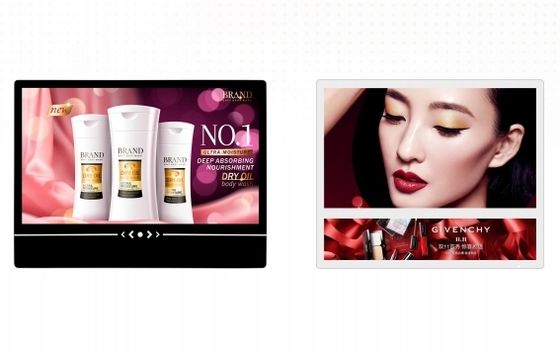 Digitale Werbebildschirm mit Android/Windows OS Wandmontierte Touchscreen für Supermarkt Airport Hotel