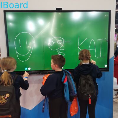 98 Zoll Interaktives Flachbild-Touchscreen-TV mit 4K Ultra HD und 20 Touchpoints für Schule und Unternehmen