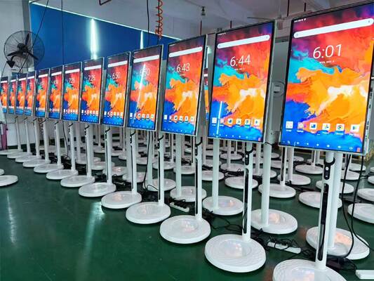 Heißer Verkauf direkt ab Werk Digital Signage Mobile Smart Screen Tragbarer HD-Touchscreen Vertikale All-in-One-Live-Bestie-Maschine Streaming-Maschine