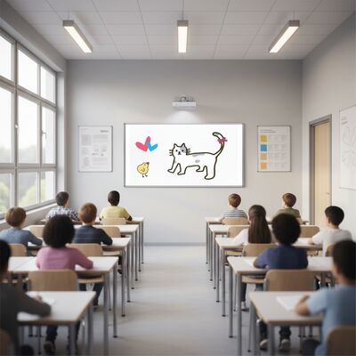 86-Zoll-Infrarot-Whiteboard für Projektorprojektions-Touch-Display