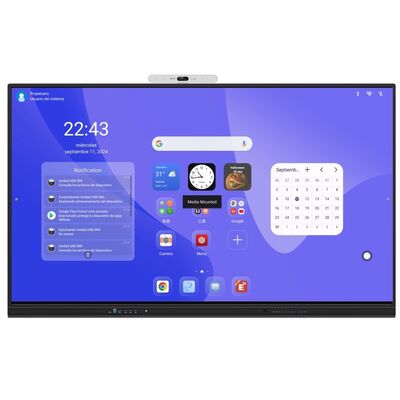 IBoard Interaktives Whiteboard mit USB-Datenanschluss Gehärtetes Glas für Besprechungs- und Konferenzraum