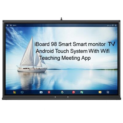 98 Zoll interaktives Flachbildschirm-Panel mit 50 Touchpunkten und Android-Touch-System für Smartboard-Display