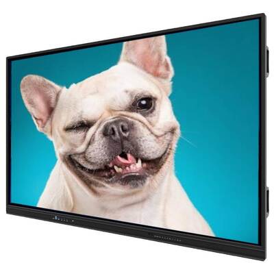 Interaktive Flachplatte mit zwei Seiten-Hotkeys, Lichtsensorunterstützung und Betriebstemperatur von 0°C bis 50°C für Geschäftssitzungen