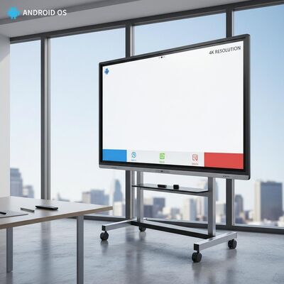 110 Zoll 4K Auflösung Android OS Interaktives Whiteboard Smart Board für Bildungs- und Bürobesprechungen