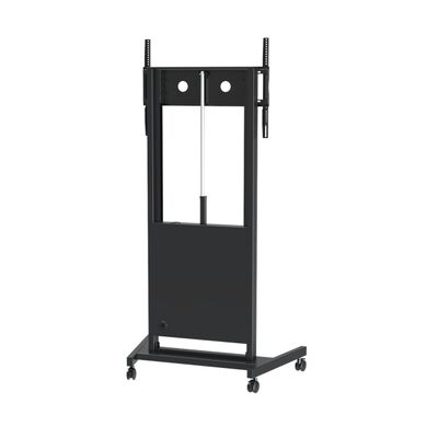 Elektrische Höhenverstellbares Mobilstand Bodenstand bis zu 86 Zoll für TV / IFPD