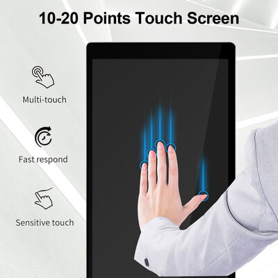 IBOARD 43 50 55 65 75 Zoll Werbebildschirm Lcd Digital Signage Totem Led-Display für die Ausstellung