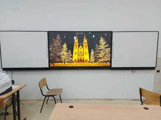 75-Zoll-Digital Whiteboard Grüne Tafeln für IFPD Verknüpfte LCD-Tafel