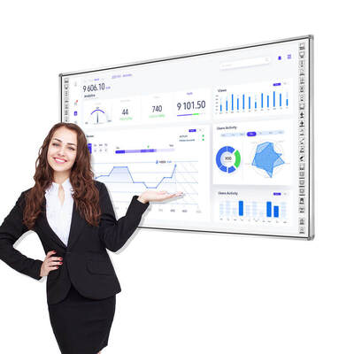 75 Zoll All-in-One interaktives Whiteboard mit Infrarottechnologie und 20-Punkt kapazitivem Touchscreen