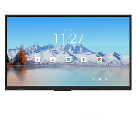 iBoard 75 Zoll Android 16 Google EDLA-zertifiziertes KI-interaktives Flachbildschirm-Smartboard