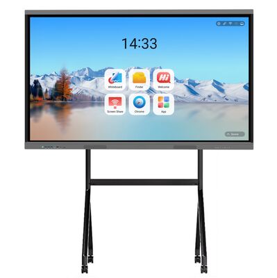 iBoard 75 Zoll Android 16 Google EDLA-zertifiziertes KI-interaktives Flachbildschirm-Smartboard