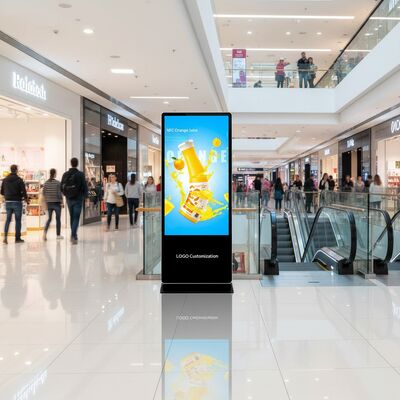 Android Betriebssystem Digital Signage Optionale Touch-Fähigkeit Interaktive Displays für Geschäftskommunikation und Marketinglösungen