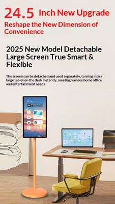 QR Code Scanner Eingebaut Touchscreen Kiosk Modischer Stil Mit 4000:1 Kontrastverhältnis Entwickelt für Kundeninteraktion