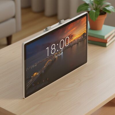 QR Code Scanner Eingebaut Touchscreen Kiosk Modischer Stil Mit 4000:1 Kontrastverhältnis Entwickelt für Kundeninteraktion