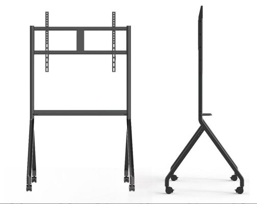 Mobiler Ständer, mobiler TV-Wagen für interaktive Displays, Smart-TV, passend für Größen von 65 bis 86 Zoll