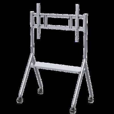 Mobiler Ständer, mobiler TV-Wagen für interaktive Displays, Smart-TV, passend für Größen von 65 bis 86 Zoll