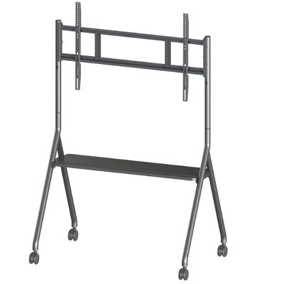 Mobiler Ständer, mobiler TV-Wagen für interaktive Displays, Smart-TV, passend für Größen von 65 bis 86 Zoll