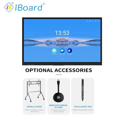 65 Zoll interaktiver Touchscreen, grundlegende Android-System-Schreibsoftware mit KI-Funktion, günstigere Kosten, leistungsstarke Funktion