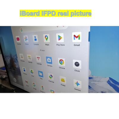 Popular Interaktive Flachplatte 55 Zoll 4k Auflösung Smart Touch mit neuem Android System Ausrüstung für das Klassenzimmer Büro Meeting