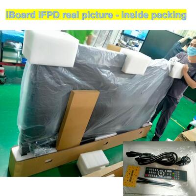 iBoard Interactive Flat Panel 86 Inch 4k Resolution Smart Touch with New Android System Equipment for Classroom Office Meeting