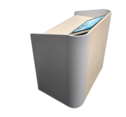 23.8 Inch Digital Podium Touch Table Desk Cabinet For Classroom Teaching Office Meeting