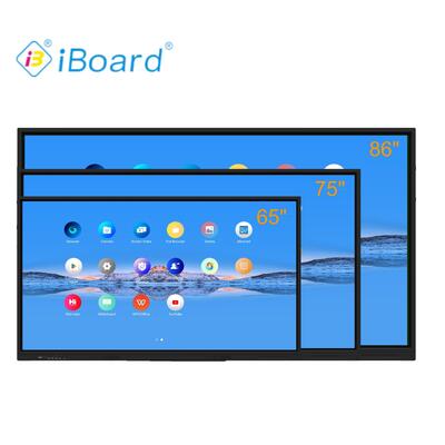 iBoard Interaktives Flachpanel 86 Zoll 4k Auflösung Smart Touch mit neuem Android System für Klassenzimmer und Bürositzungen