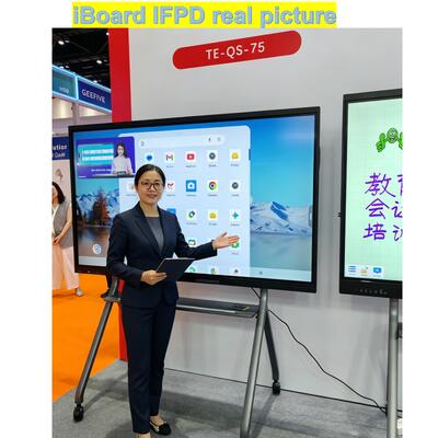 86 inch Interactive Flat Panel Smart TV with Updated Android System AI Function Equipment For Classroom Office Meeting