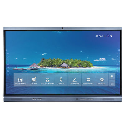 86 Zoll LED Smart Board 4K Interaktives Panel mit All-in-One-Computer von MINI PC Interagieren mit Whiteboard