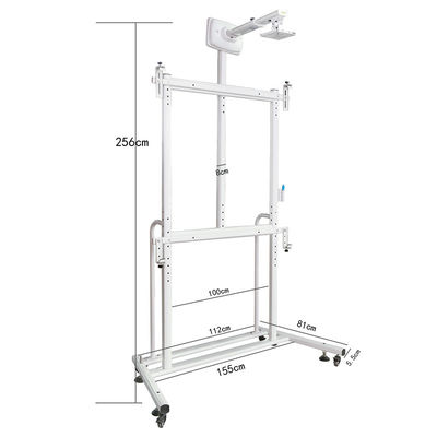 Wechselwirkende Whiteboard Tragfähigkeit des Kohlenstoffstahl-des Stand-100kg