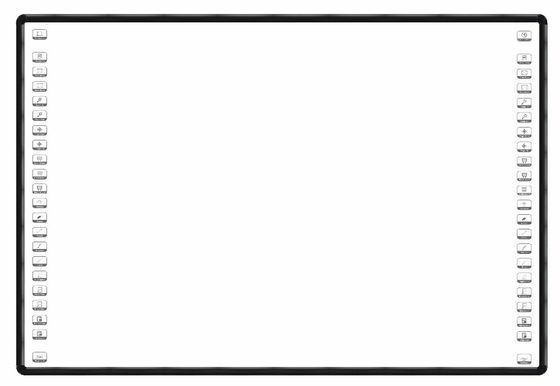 SKD Interaktives Multi-Touchscreen-Infrarot-Whiteboard Smart Board 20 Berührungspunkte CE ROHS