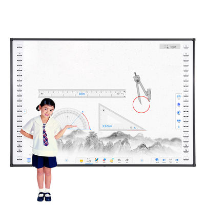 96 Zoll Infrarot-interaktives WhiteboardS Multi-Touch-Projektion Smart Whiteboard angepasste Größe für Meetings & Unterricht