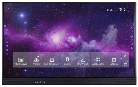 System-Upgrade Interaktiver Touchscreen-Monitor mit Remote-Upgrade über das Internetnetzwerk und LED-Hintergrundlicht-Display-Funktion