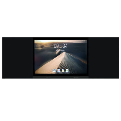 Intelligentes Blackboard 75 86 Zoll Display Multi Finger Interaktives Touch Side Bar Links Rechts Brett für Klassenzimmer Schüler