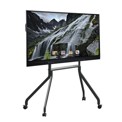 65 Zoll LED wechselwirkendes Whiteboard, Noten-Punkt-schwarze Infrarotfarbe Androids 9 Smart Flachbildschirm-10/20