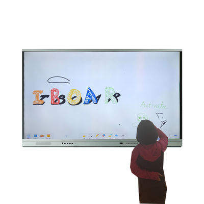 3840*2160 LCD-Lehrbrett 5ms Interaktives Touchboard Windows Linux Infrarot für Unternehmen oder Schulbildung