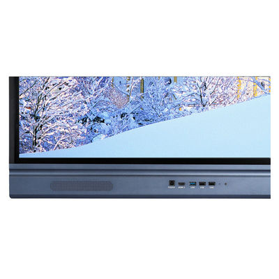 4k wechselwirkendes Gremium, 86" geführtes intelligentes Brett, Aluminiumschlitz des rahmen-350cd/m2 OPS